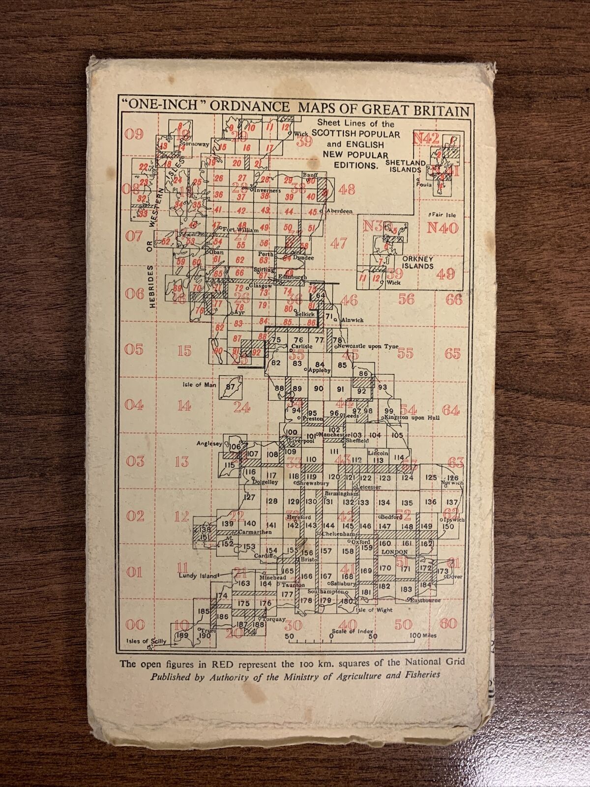 PENRITH Ordnance Survey CLOTH Map 1947 Sixth Series Sheet 83 Ullswater