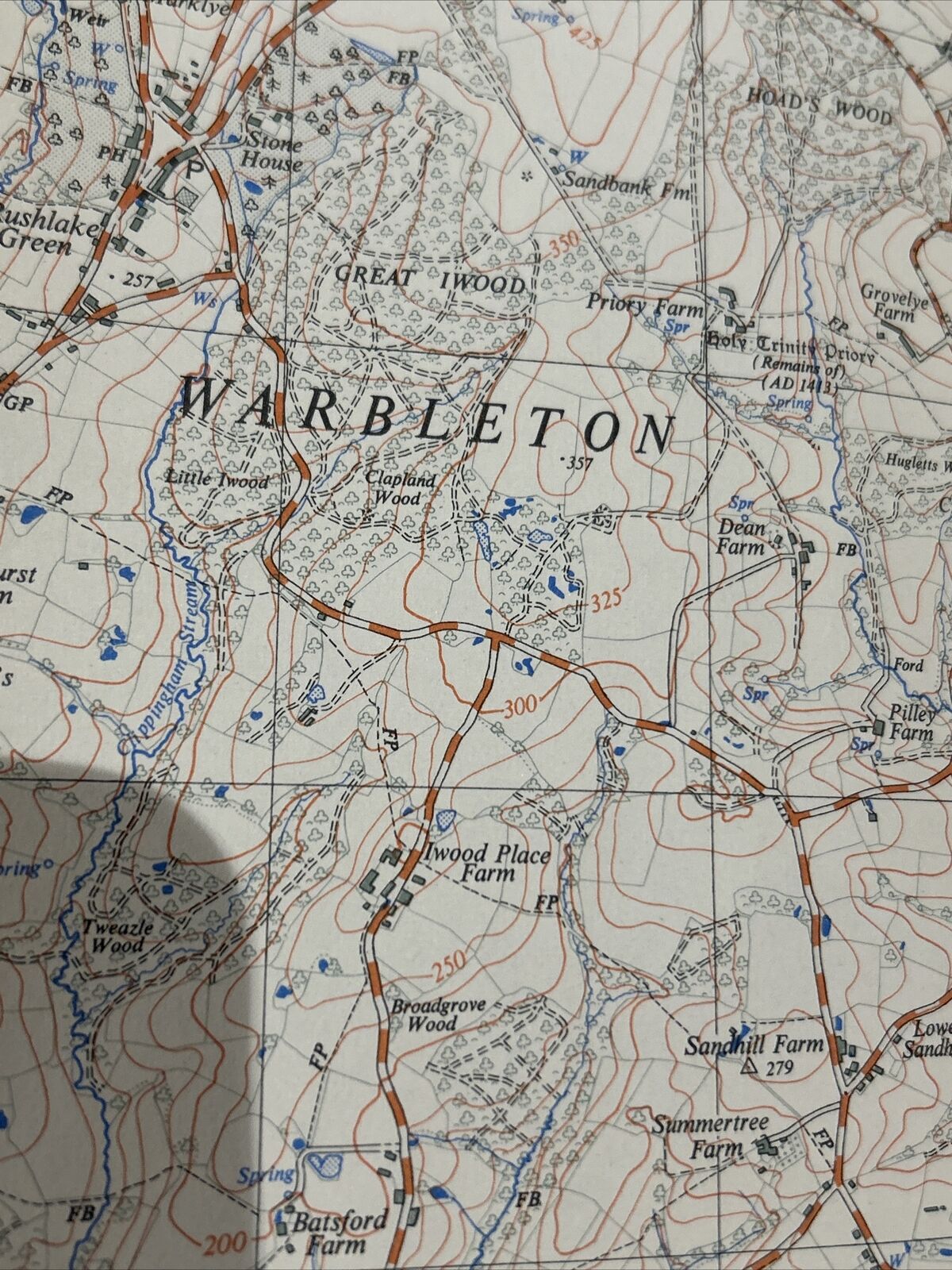 HERSTMONCEUX Ordnance Survey Sheet TQ61  1:25000 1959 Penhurst Wartling