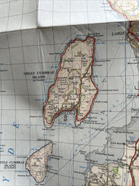 FIRTH OF CLYDE Ordnance Survey Seventh Series CLOTH One inch 1965 Sheet 59 Bute