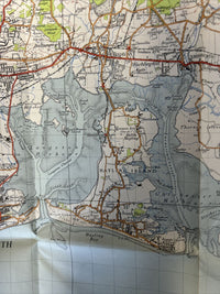 CHICHESTER Ordnance Survey Paper Map 1945 Sixth Series Sheet 181 Bognor Regis