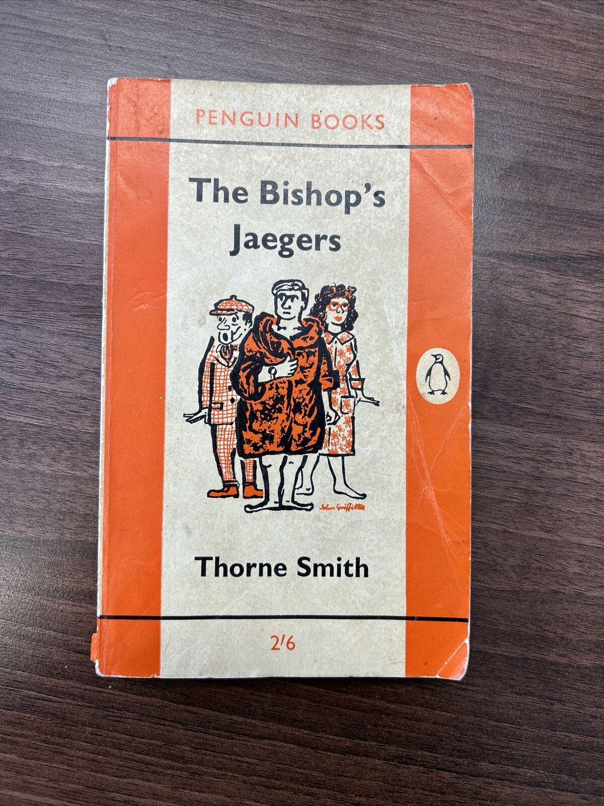 THE BISHOPS JAEGERS - Thorne Smith  - PENGUIN PAPERBACK BOOK 1961 No 1428