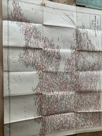 SOUTH WEST ENGLAND & SOUTH WALES Geographia No 2 Cloth Map 1930s?