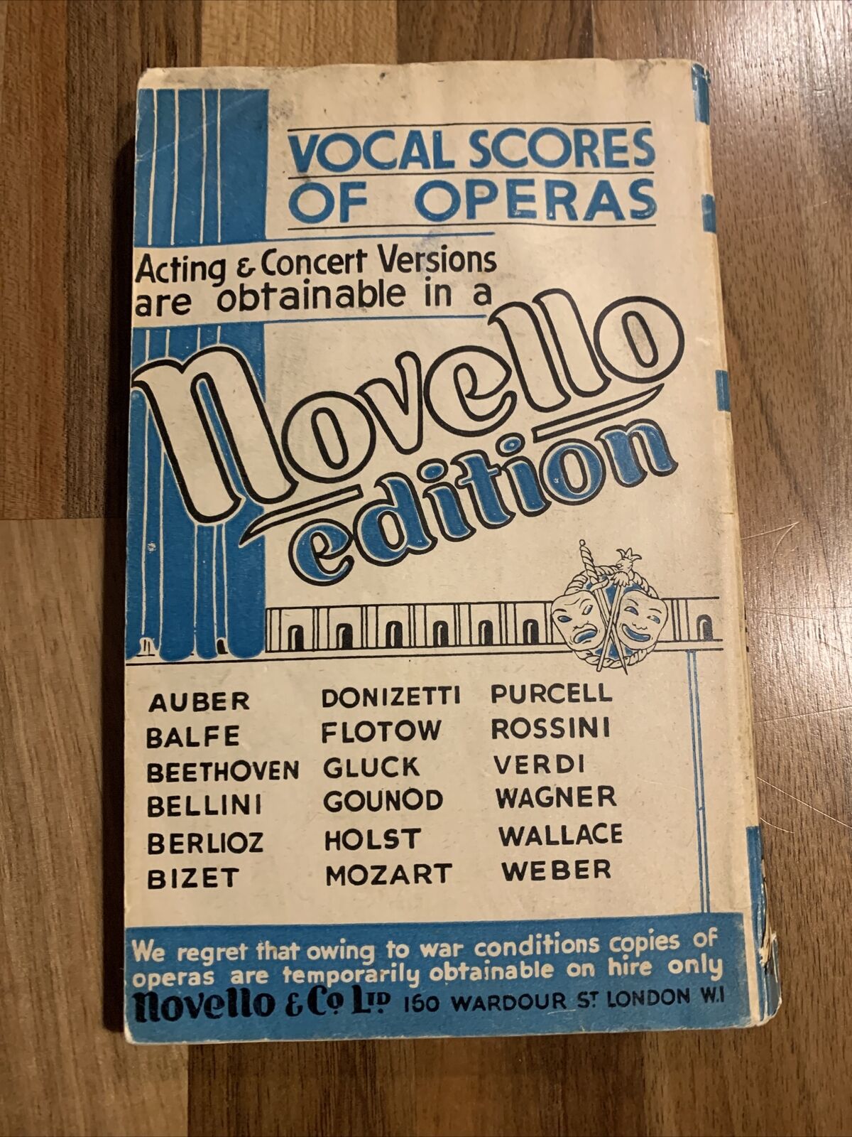 OPERA Edward J Dent - Pelican Books A150 1945