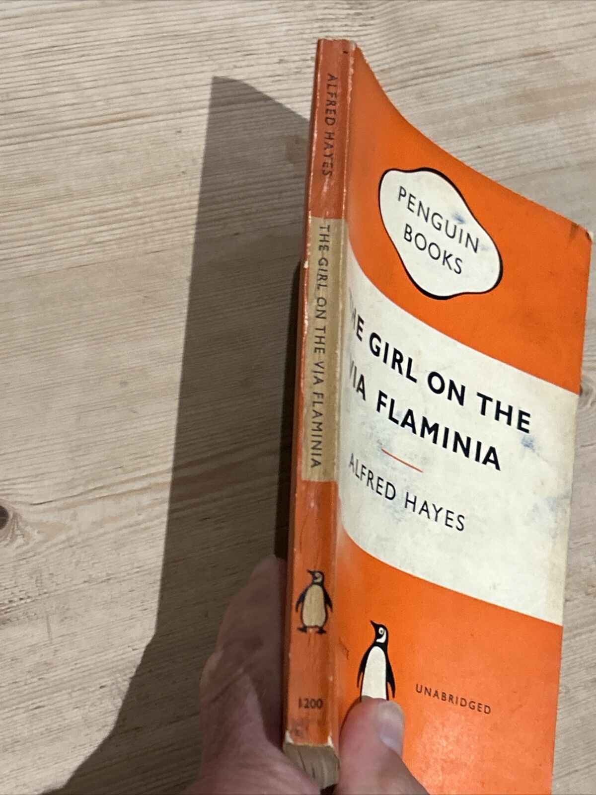 THE GIRL ON THE VIA FLAMINIA Alfred Hayes Penguin Book 1957 No 1200 First