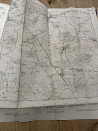 CHIPPING CAMPDEN Ordnance Survey Sheet SP13   2 & Half Inch MAP 1952 Sezincote