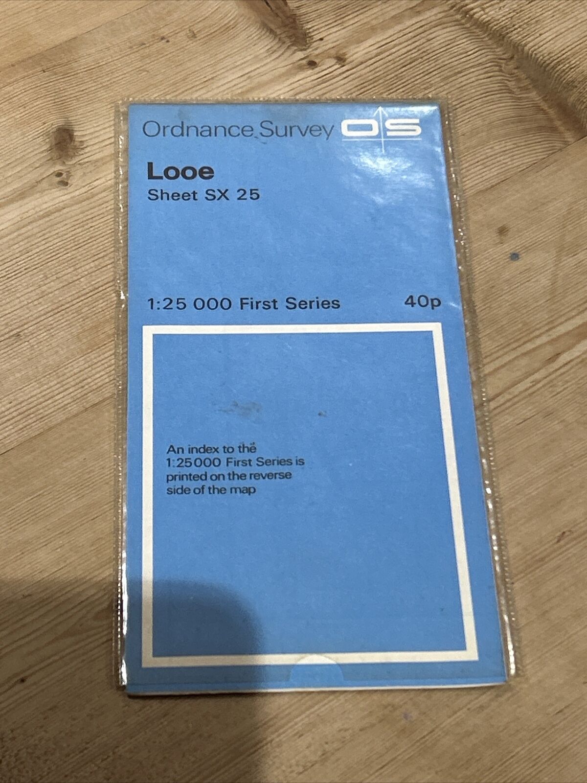 LOOE Ordnance Survey Sheet SX25 Map 1:25000 First Series 1965 Morval Pelynt