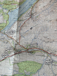 Fort Augustus Scotland No 36 1956 Seventh Series Ordnance Survey One Inch Map