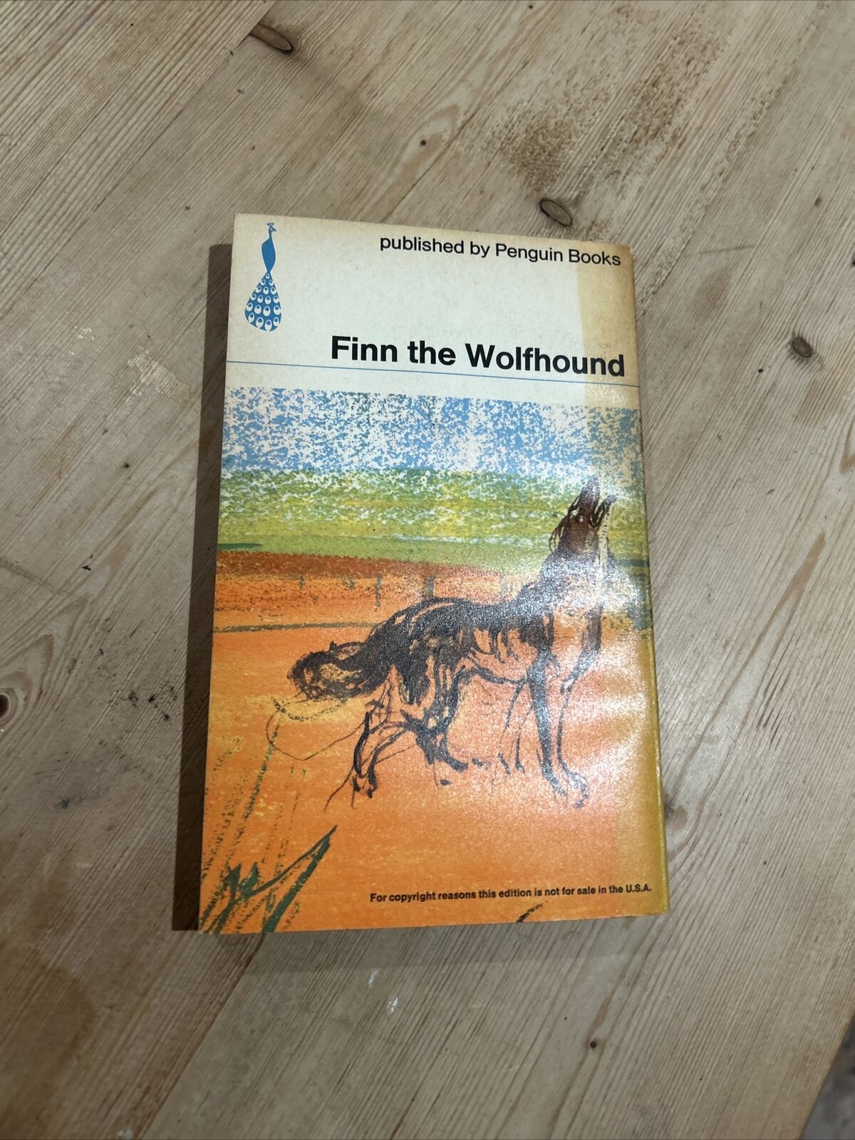 FINN THE WOLFHOUND by A J Dawson paperback Peacock Penguin Books 1964