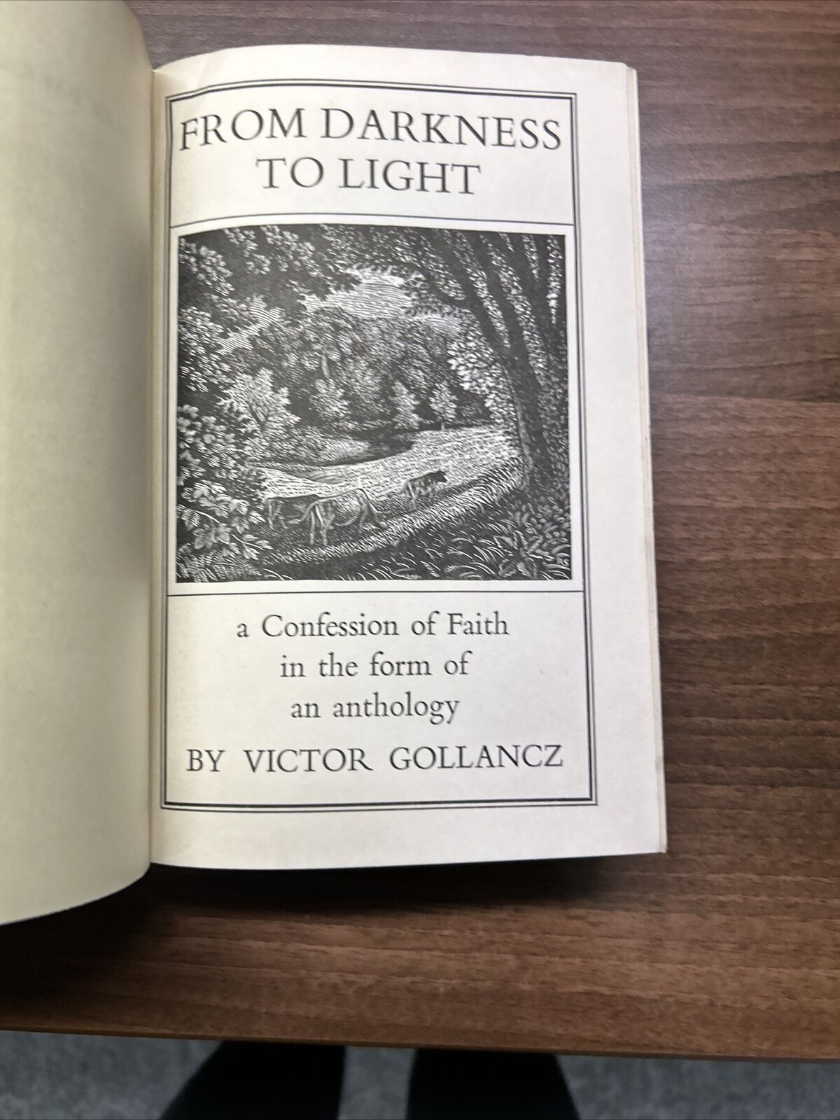 FROM DARKNESS TO LIGHT Victor Gollancz 1967 Hardback A Confession of Faith