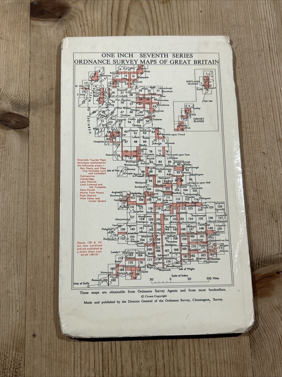 LAIRG Ordnance Survey Seventh Series Paper One inch 1958 Sheet 14 Loch Naver