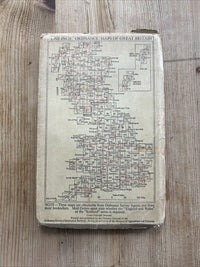 CHESTER Ordnance Survey Seventh Series CLOTH One inch 1952 Sheet 109 Wrexham