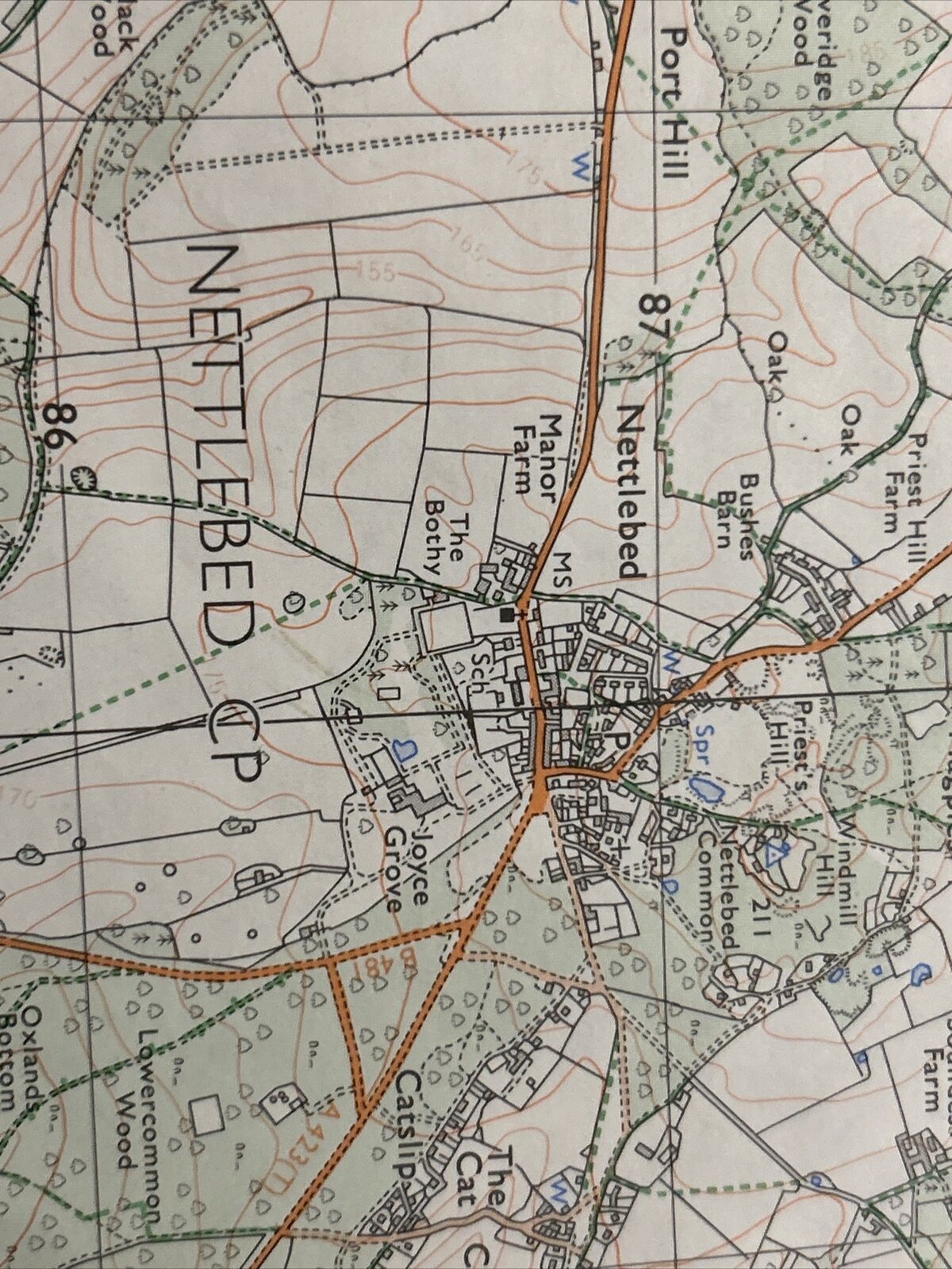 HENLEY-ON-THAMES WALLINGFORD Pathfinder 1156 Ordnance Survey Sheet 1:25000 1990