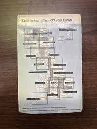 FIRTH OF CLYDE 1965 Ordnance Survey Paper Quarter Inch Map Sheet 6 Arran Glasgow