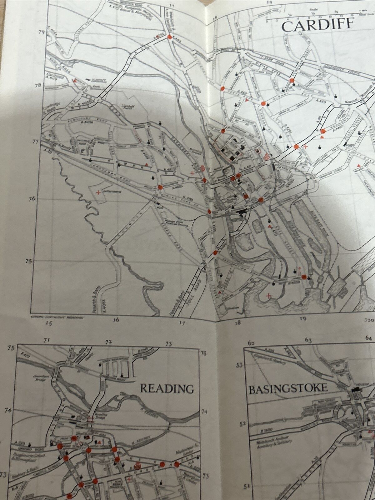 ENGLAND SOUTH 1945 Ordnance Survey Paper Sheet 11 Quarter In Map Fourth Edition