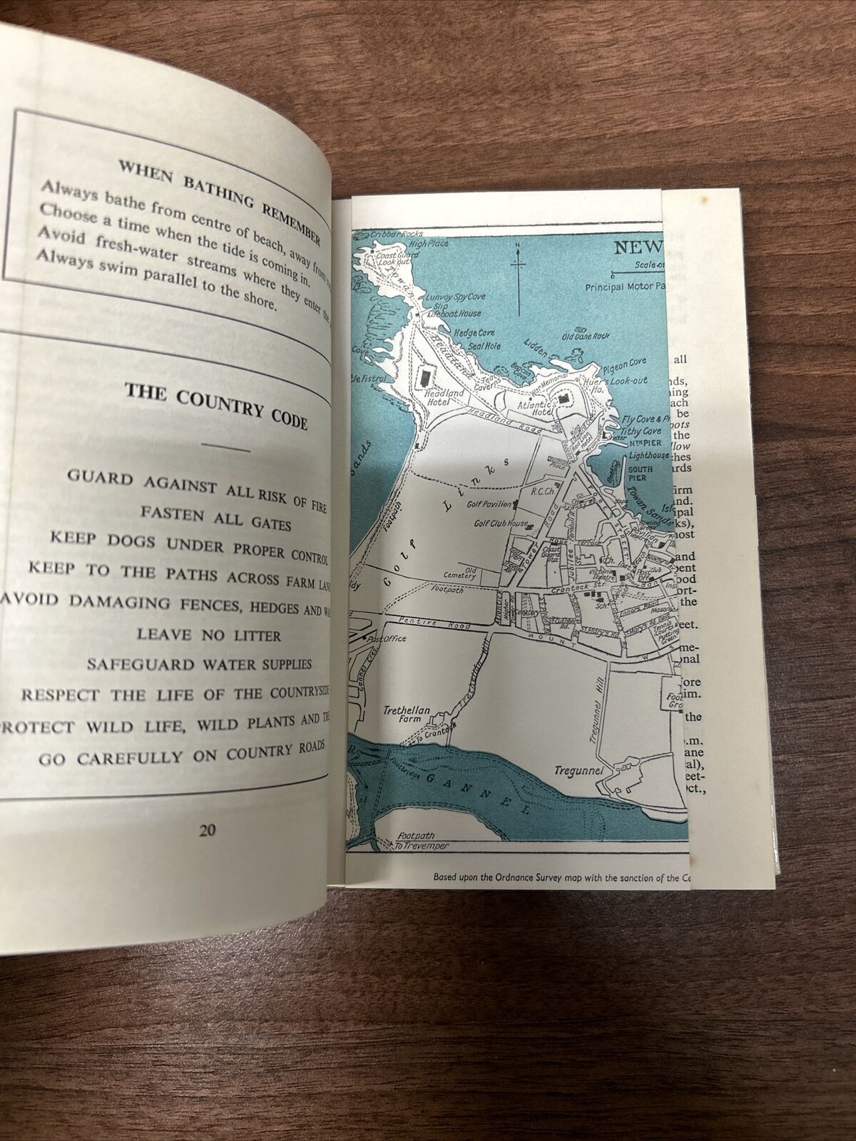 NORTH CORNWALL - Ward Locks Red Guide 1964? Hardback Dust Jacket Maps