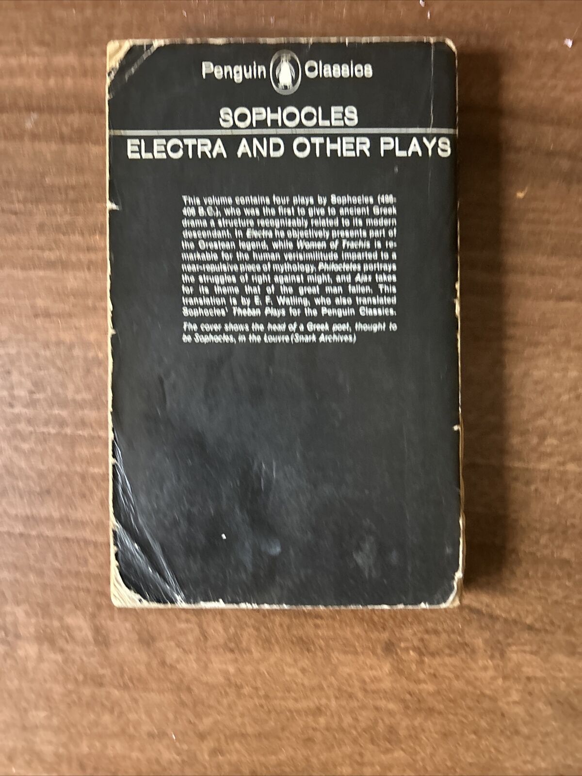 ELECTRA & OTHER PLAYS - Sophocles - Penguin Classics L28 1964 Cheap