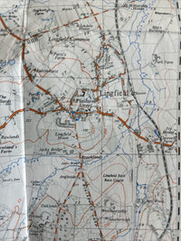 LINGFIELD Ordnance Survey First Series Sheet TQ34 1:25,000 1956 Tandridge