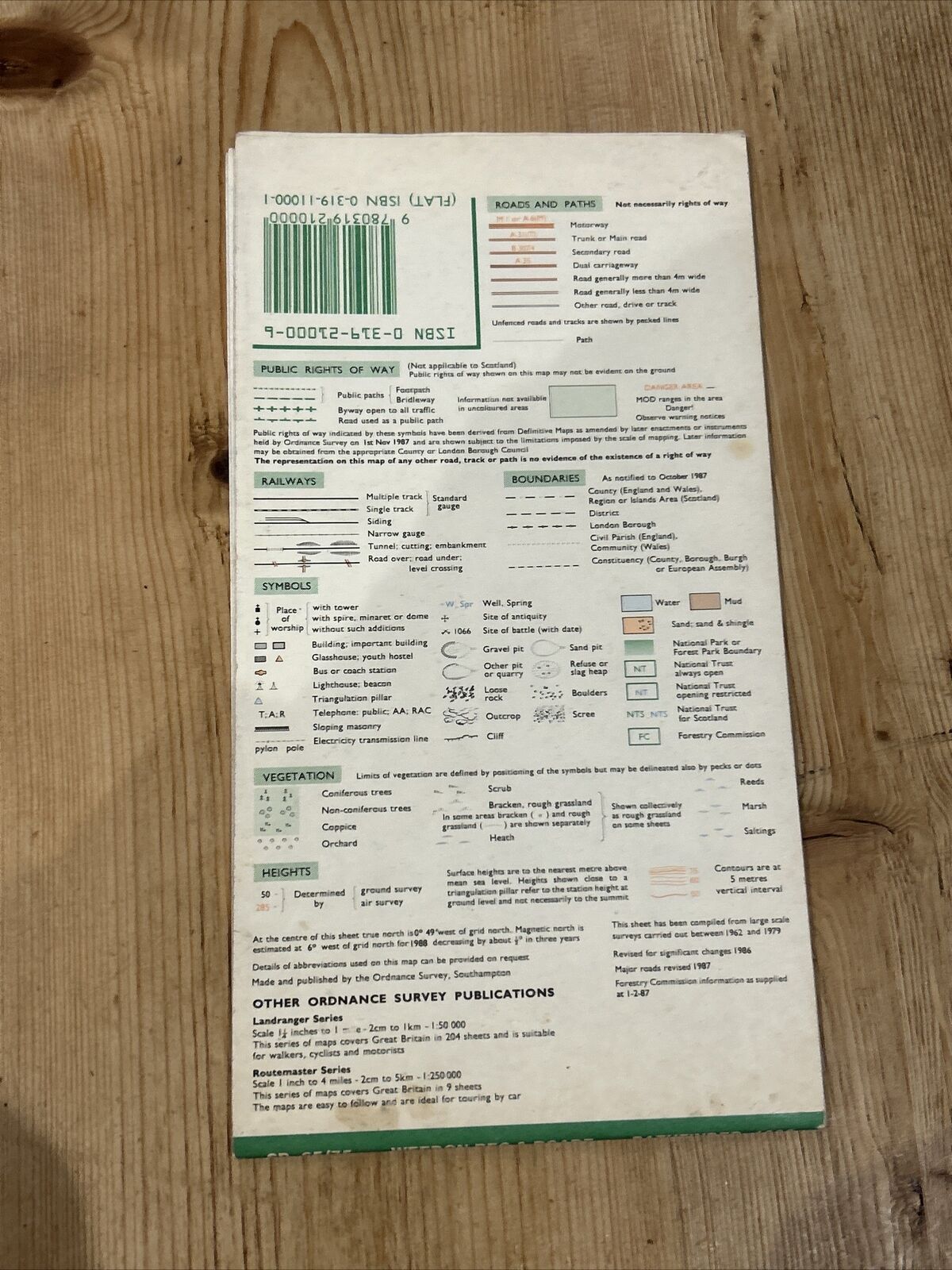 WEEDON BEC & Roade Pathfinder Ordnance Survey No 1000 (SP65/75) 1:25000 1988