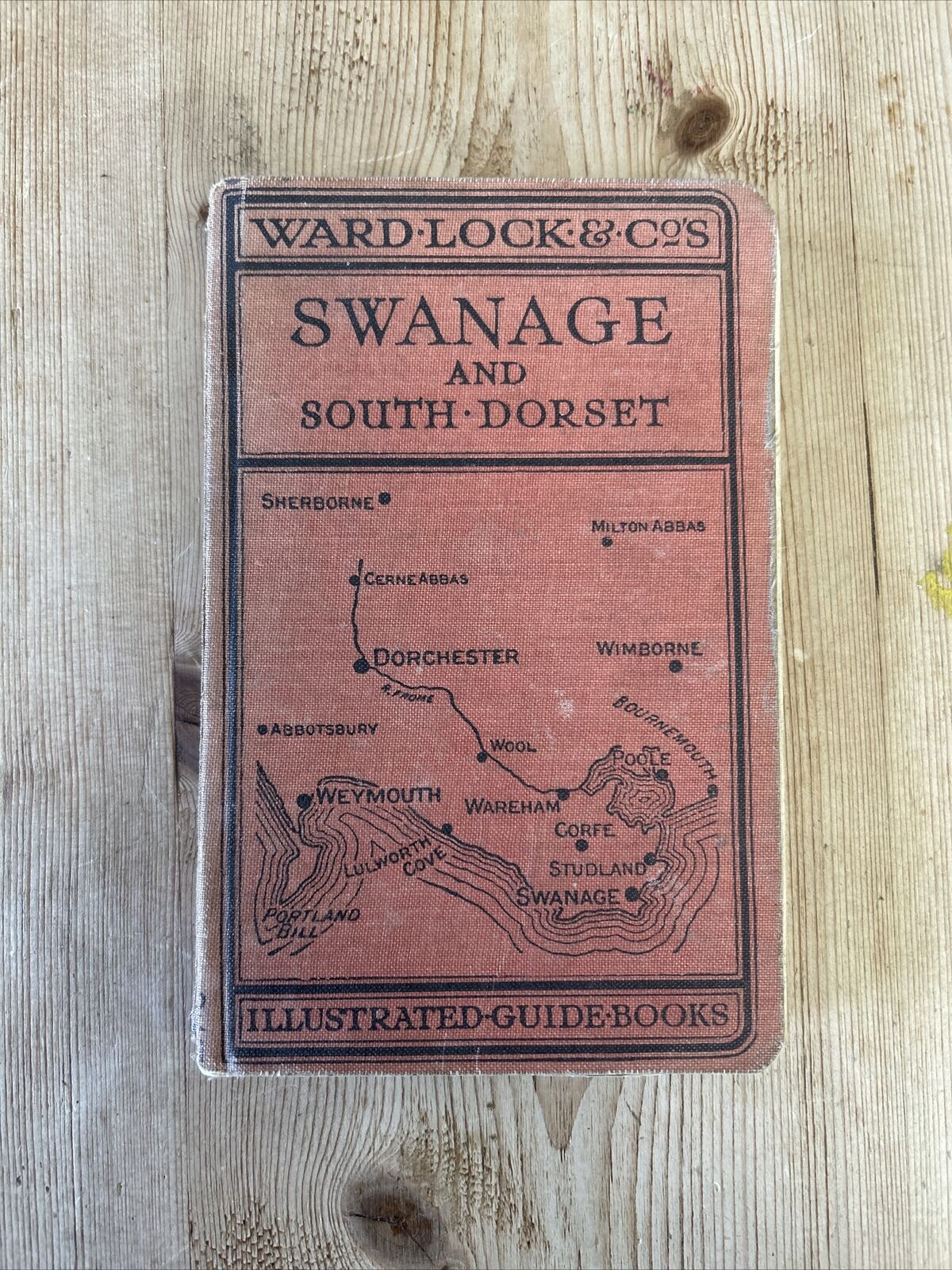 SWANAGE AND SOUTH DORSET - Ward Lock Guide Book 1930? Tenth Edition Weymouth