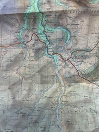 CAIRNGORMS ORDNANCE SURVEY TOURIST MAP Of the 1964 Glenshee Crathie Carrbridge