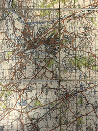 WATFORD Ordnance Survey 1940 Sheet 106 Second War Revision Dissected 1 Inch Map