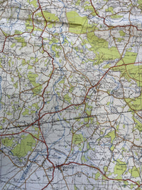 ALDERSHOT Ordnance Survey Sixth Edition One inch 1940 Rev Sheet 169 Reading