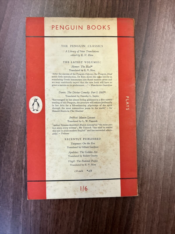 SEVEN FAMOUS ONE-ACT PLAYS - various - Penguin Books 1950 No 117 Bax Jacobs