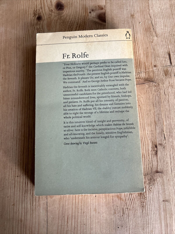 HADRIAN THE SEVENTH Fr Rolfe Frederick Baron Corvo 1969 PENGUIN MODERN CLASSIC