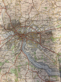 IPSWICH Ordnance Survey Map One Inch 1969 Print Sheet 150 Clayton Woodbridge