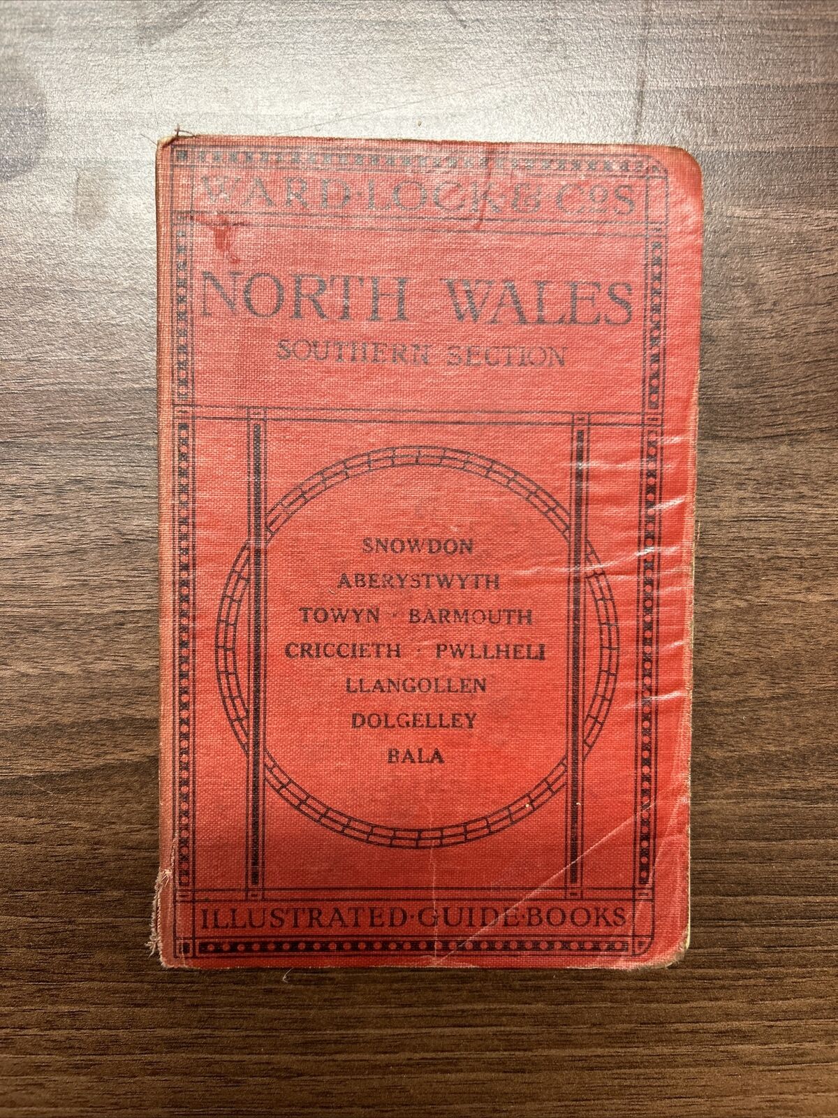 NORTH WALES Southern Section - Ward Lock Guide Book 1920s ? Maps Plans