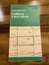 LEDBURY & MUCH MARCLE Pathfinder 1041 Ordnance Survey SO63/73 1:25,000 1993