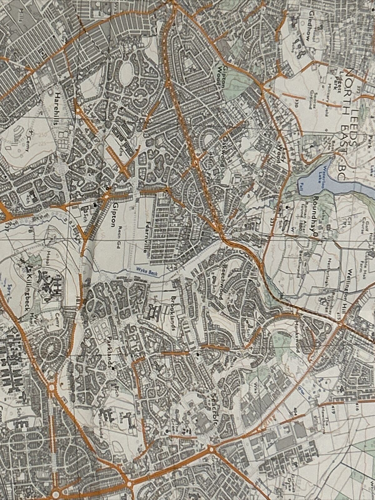 LEEDS Ordnance Survey Second Series Pathfinder Sheet SE23/33 1974 Armley Barwick