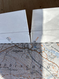 KEIGHLEY SILSDEN Ordnance Survey Sheet SE04 Map 1:25000 First Series 1952 Sutton