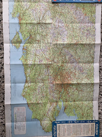 Home Counties South East England Bartholomews RAC Sixth Inch Map Sheet 1 1965