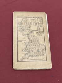 BEDFORD Ordnance Survey Cloth One In Map 1919 Sheet 84 See Pencil Markings