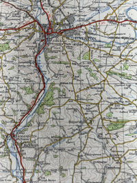 EXETER Ordnance Survey Seventh Series Paper 1-inch 1960 Sheet 176 Honiten