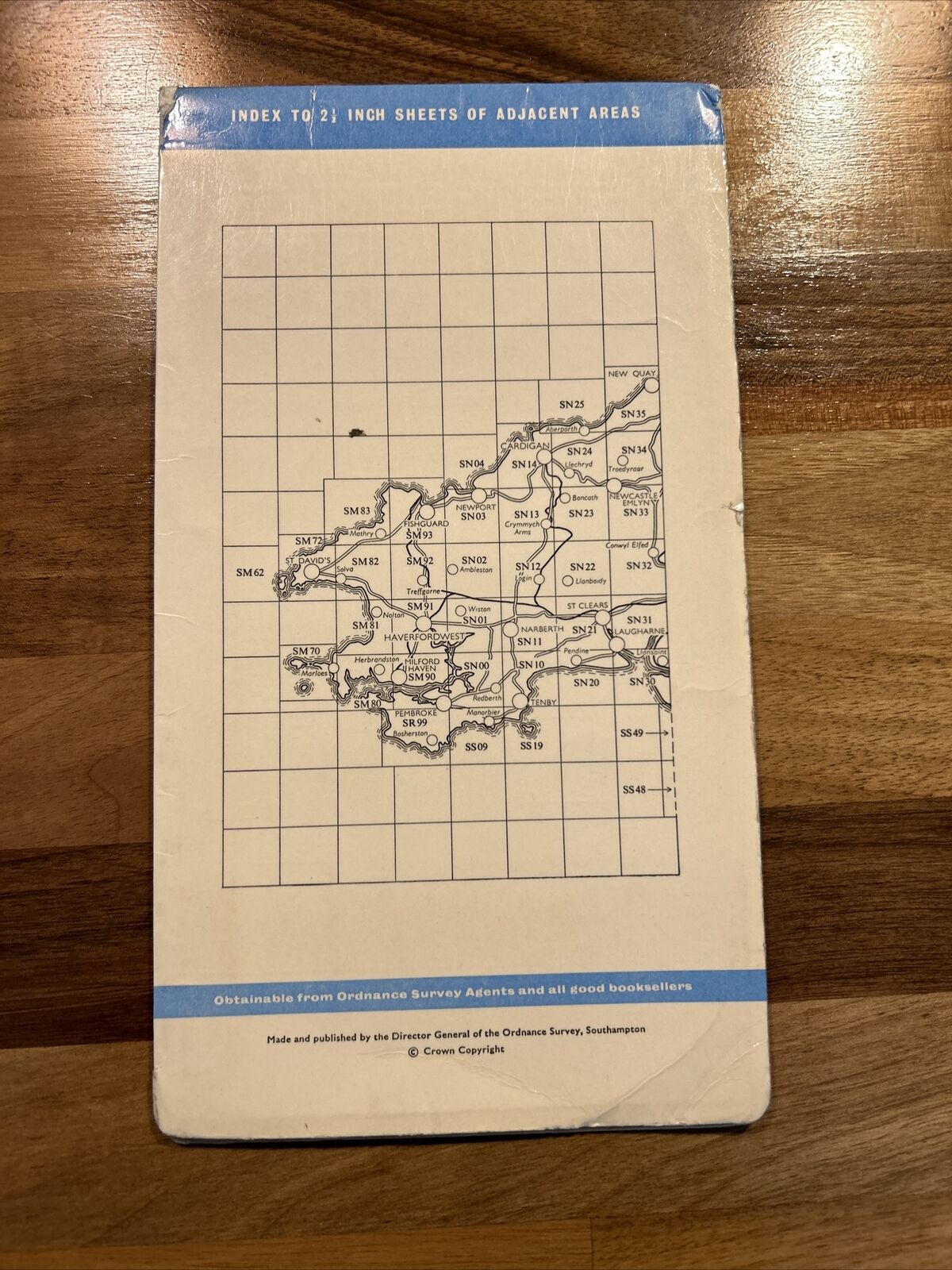 ST BRIDES BAY Ordnance Survey 2 And A Half Inch Map 1:25000 - 1950 Sheet SM81