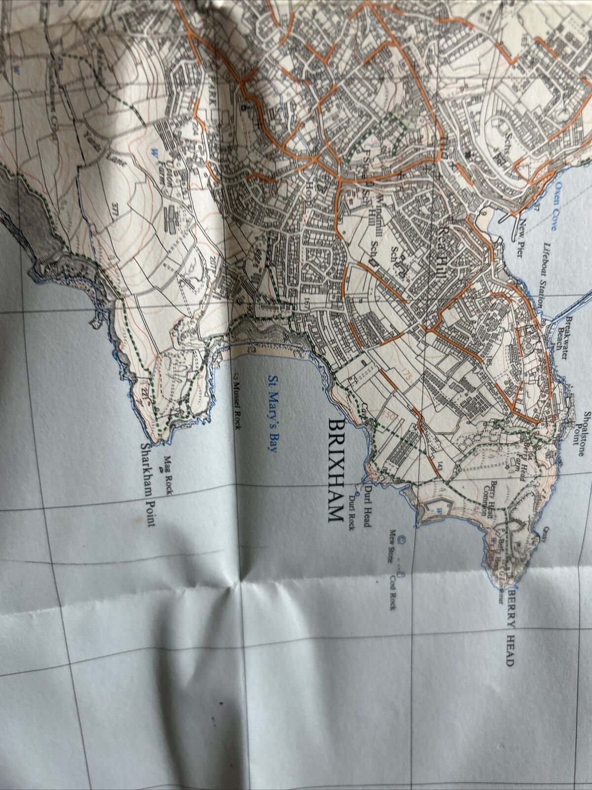 DART ESTUARY - Second Series Ordnance Survey Sheet 1:25000 1971 SX85/95 Brixham