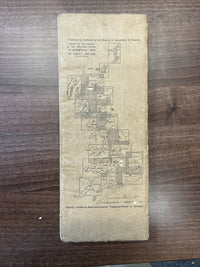 NORTH MIDLANDS LINCOLNSHIRE 1935 Ordnance Survey CLOTH Sheet 6 Quarter Inch Map