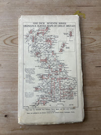 NORWICH Ordnance Survey Seventh Series Paper One Inch - 1954 Sheet 126