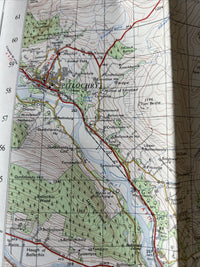 BLAIRGOWRIE Scotland - Ordnance Survey Map One Inch 1958  Sheet 49 Pitlochry