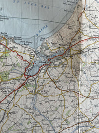 LANDS END Cloth No 189 1961 7th Series Ordnance Survey 1 Inch Map Penzance