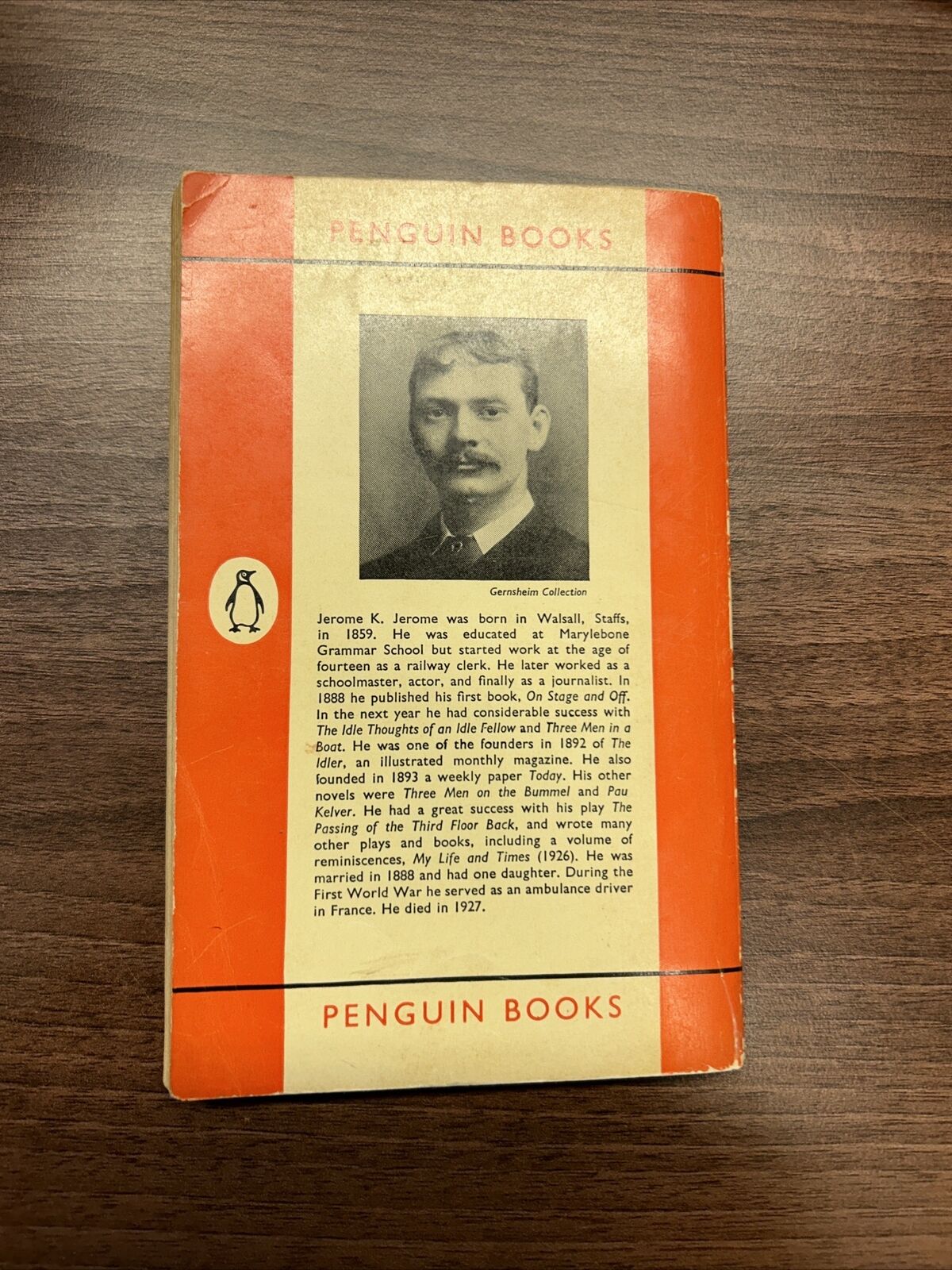 THREE MEN IN A BOAT - Jerome K Jerome Penguin Paperback 1961 No 1213