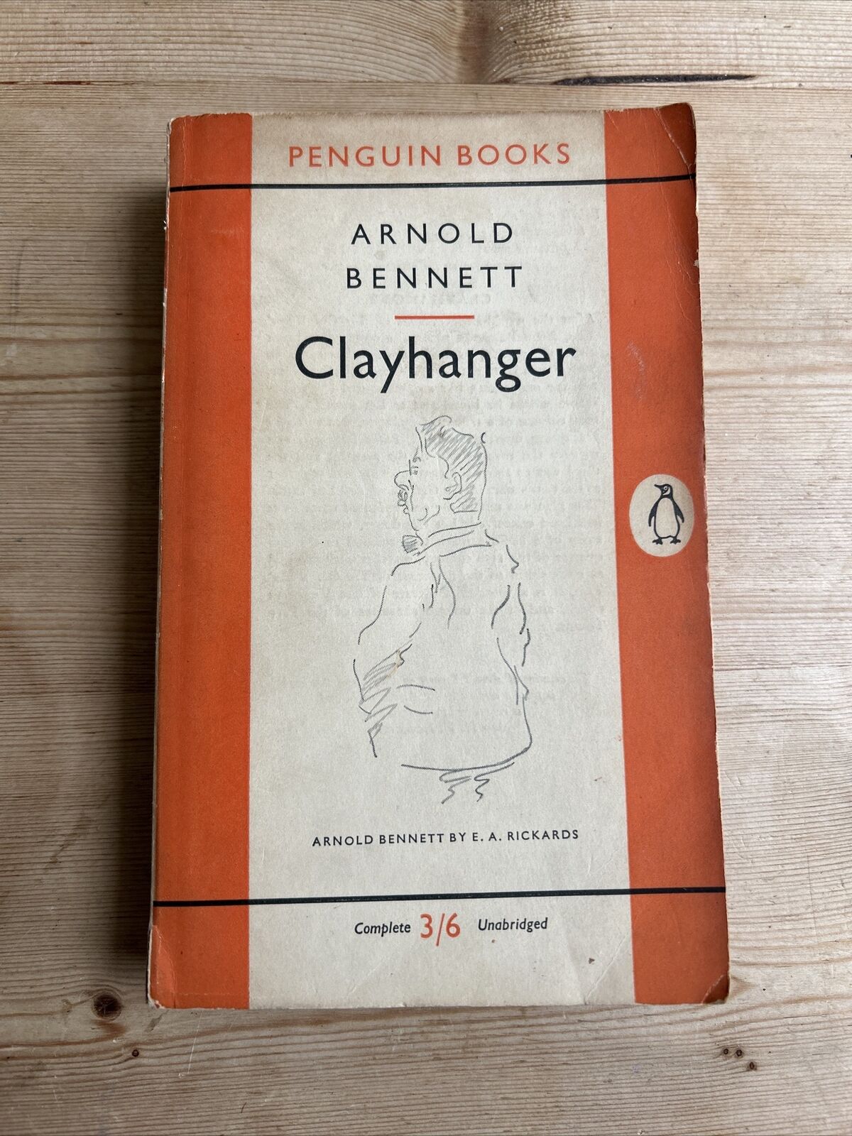 CLAYHANGER - Arnold Bennett Penguin Paperback 1954 No 997 First Edition