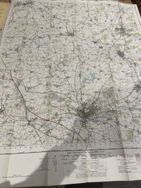 NORTHAMPTON Ordnance Survey Seventh Series Paper One inch 1953 Sheet 133 Corby