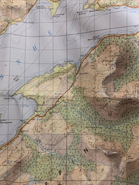 BEN NEVIS & GLEN COE - ORDNANCE SURVEY TOURIST MAP 1959 - Oban Glenfinnan