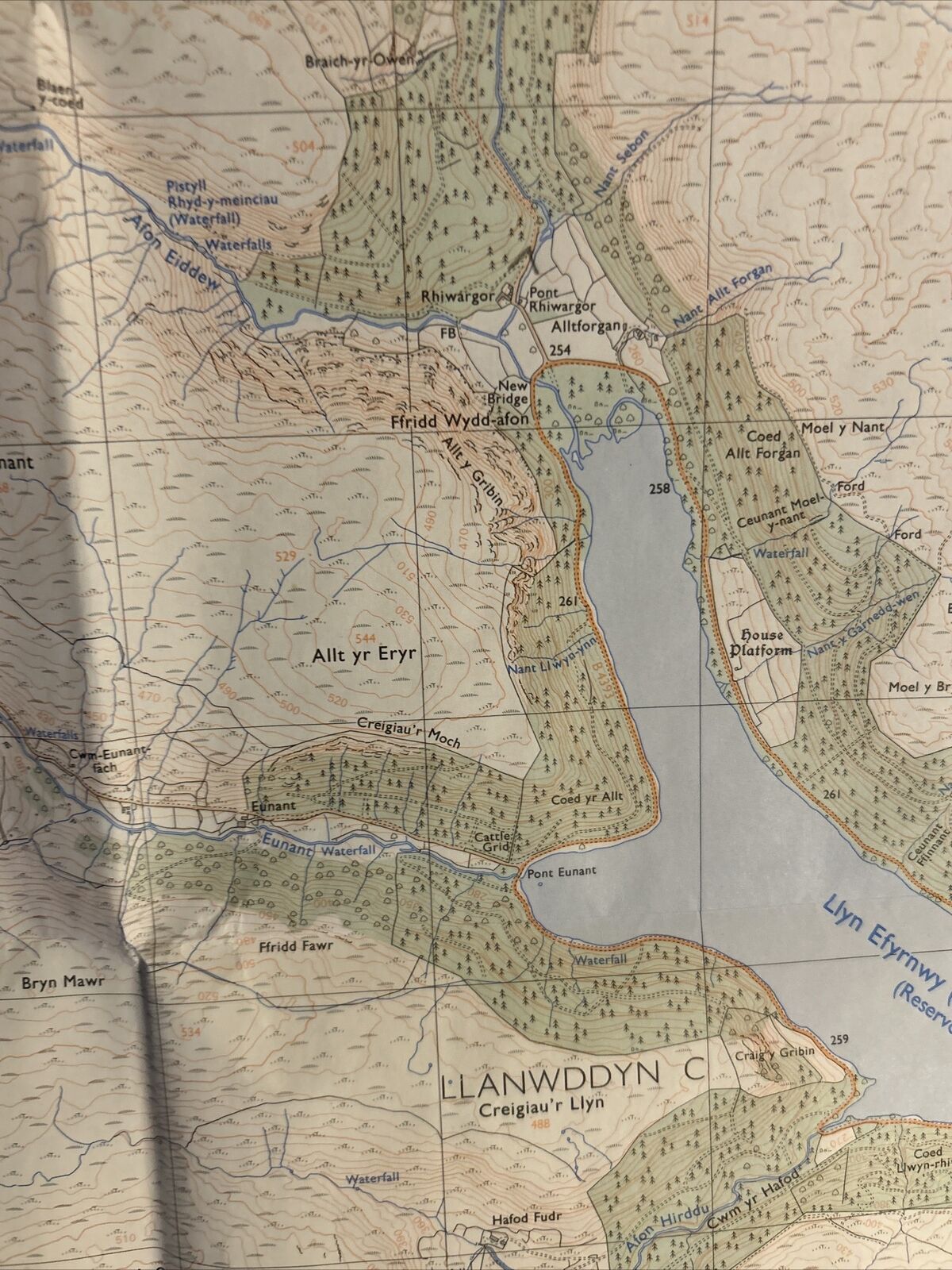 BALA Pathfinder 825 Ordnance Survey SH92/93 1:25,000 1989 Llandderfel