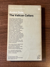 THE VATICAN CELLARS Andre Gide 1973 Edition PENGUIN Modern Classics Pope