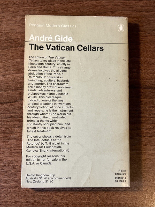 THE VATICAN CELLARS Andre Gide 1973 Edition PENGUIN Modern Classics Pope