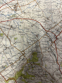 THE CHILTERNS Ordnance Survey Cloth Sixth Series One inch 1945 Sheet 159 Reading